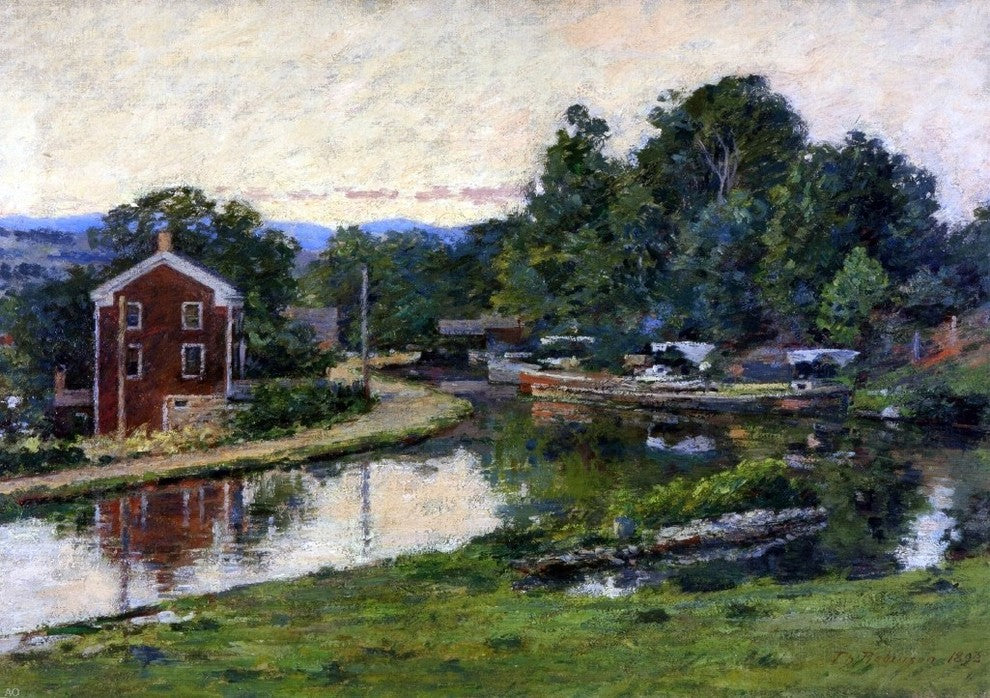 Theodore Robinson Evening at the Lock Wall Decal