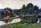 Theodore Robinson Evening at the Lock Wall Decal