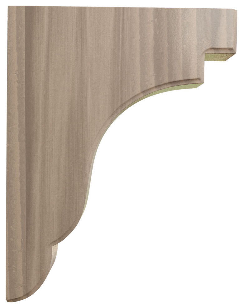1 3/4"W x 8 1/2"D x 11"H Bedford Wood Bracket, Walnut