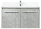 Elegant VF44536MCG-BS 36" Single Bathroom Vanity, Concrete Gray