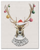 Christmas Deer Sweater 16x20 Canvas Wall Art