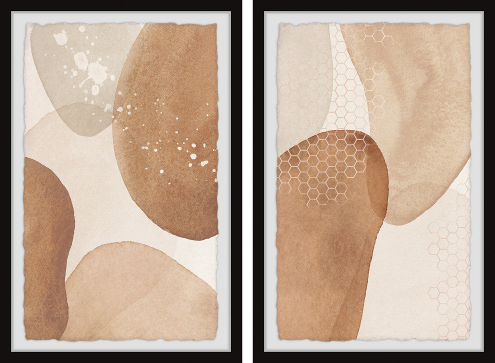 Healing Reaction Diptych, 2-Piece Set, 12x18 Panels