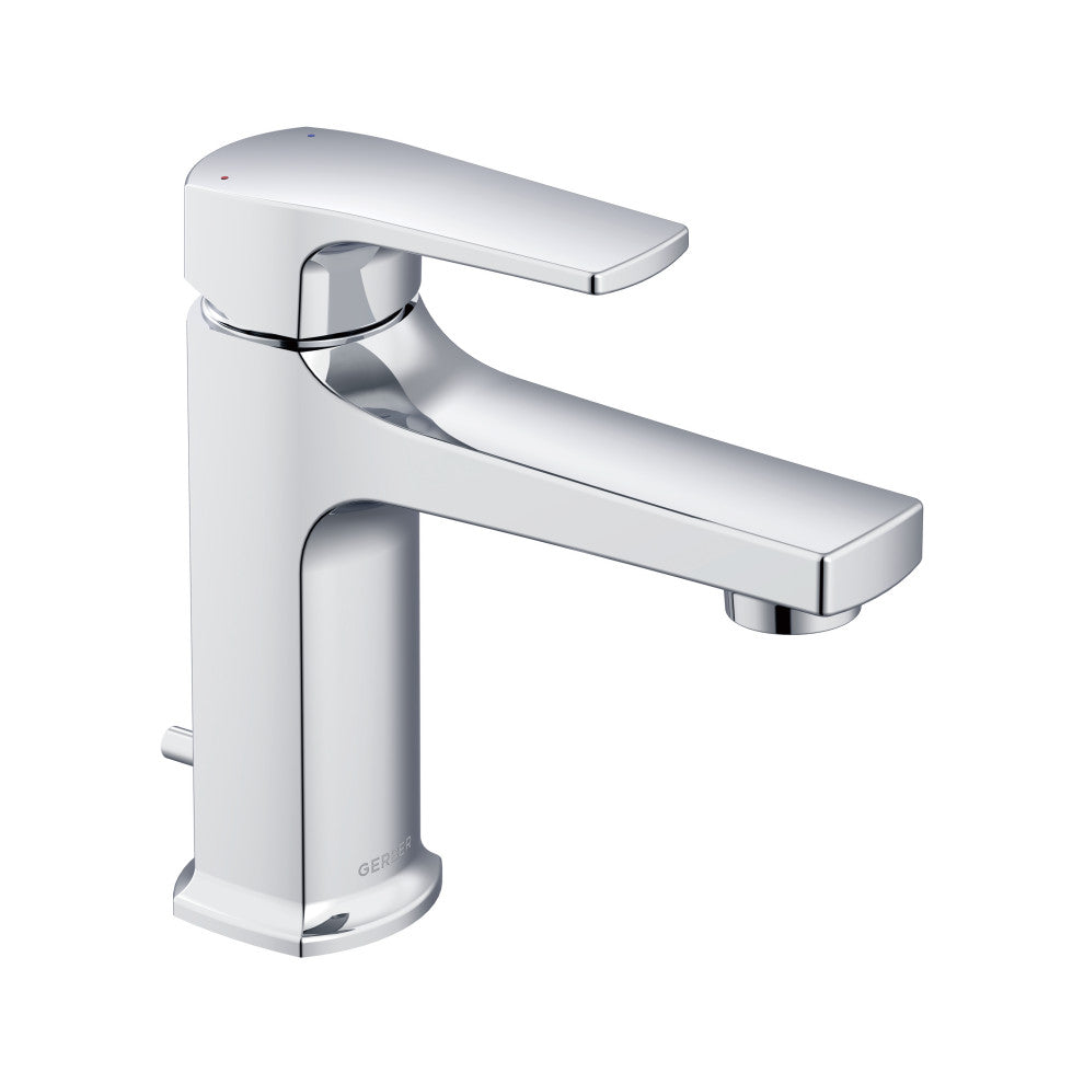 Tribune 1H Bath Faucet 1-Hole Mount, 50/50 Pop-Up Drain 1.2gpm, Chrome