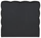 Deco Boucle Fabric Upholstered Full Bed, Black, Twin