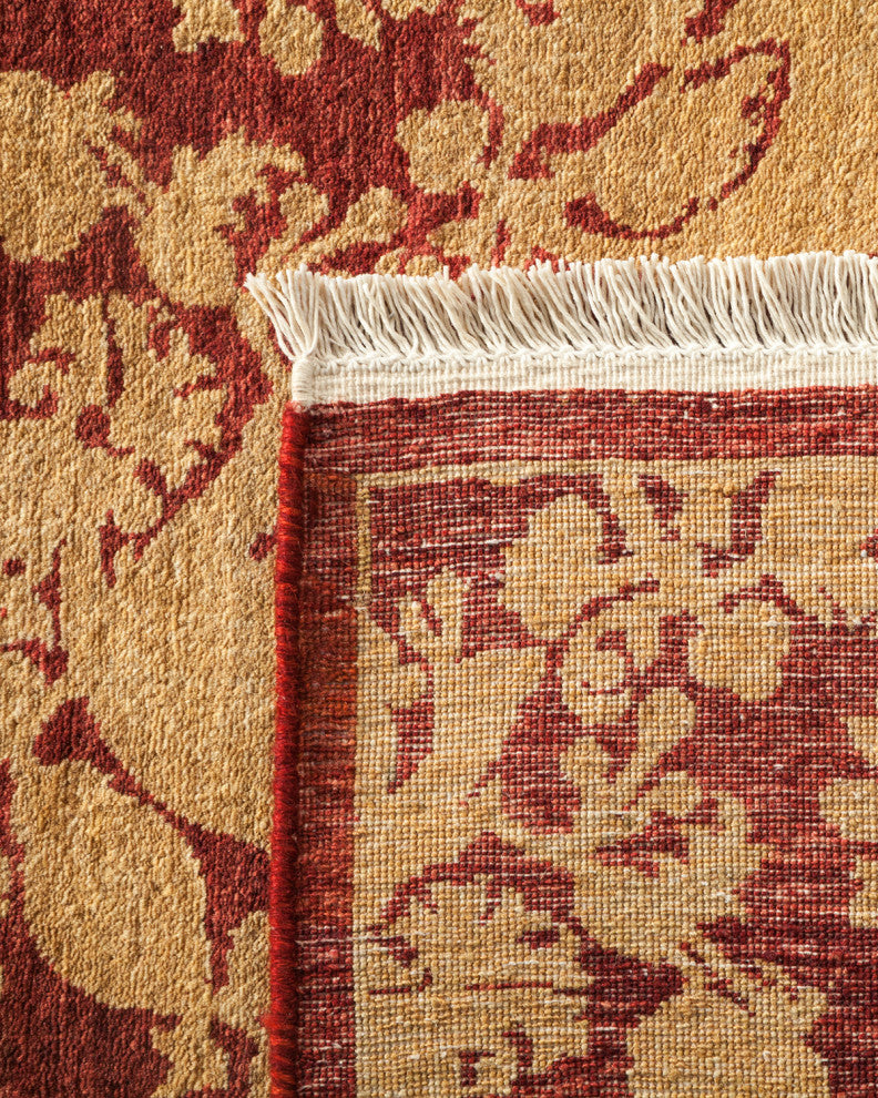 Mogul, One-of-a-Kind Hand-Knotted Runner Red, 2'8"x10'1"
