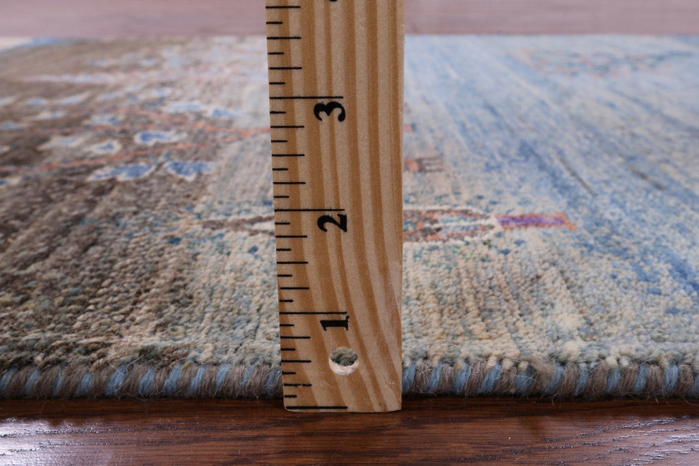 Runner Tribal Persian Gabbeh Hand Knotted Rug 2' 7" X 9' 9" Q9807