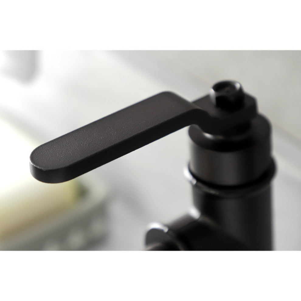 KSD2825KL Single-Handle Bathroom Faucet With Push Pop-Up, Oil Rubbed Bronze