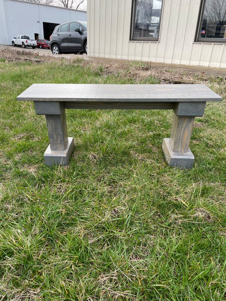 Driftwood Grey Wyoming Bench, 42 Inches