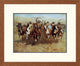 "Victory Dance" Framed Digital Print by Frederic Remington, 25x21"