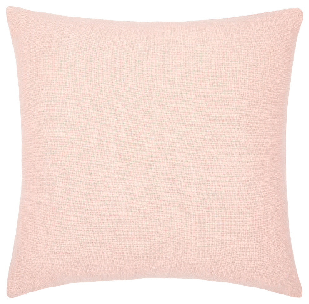 Surya Zina Dusty Pink Pillow Shell With Down Insert 18"H X 18"W