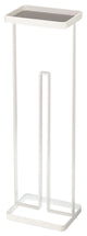 Tower Toilet Paper Stand with Tray, White
