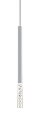 Novo Tall - Bubble Diffuser - Acrylic Single Pendant - Matte Black Socket