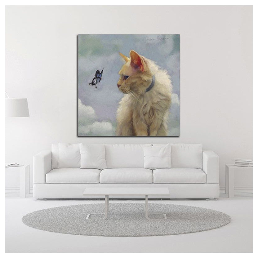 "The Greeter" by Diane Hoeptner, Print on Canvas, 18"x18"
