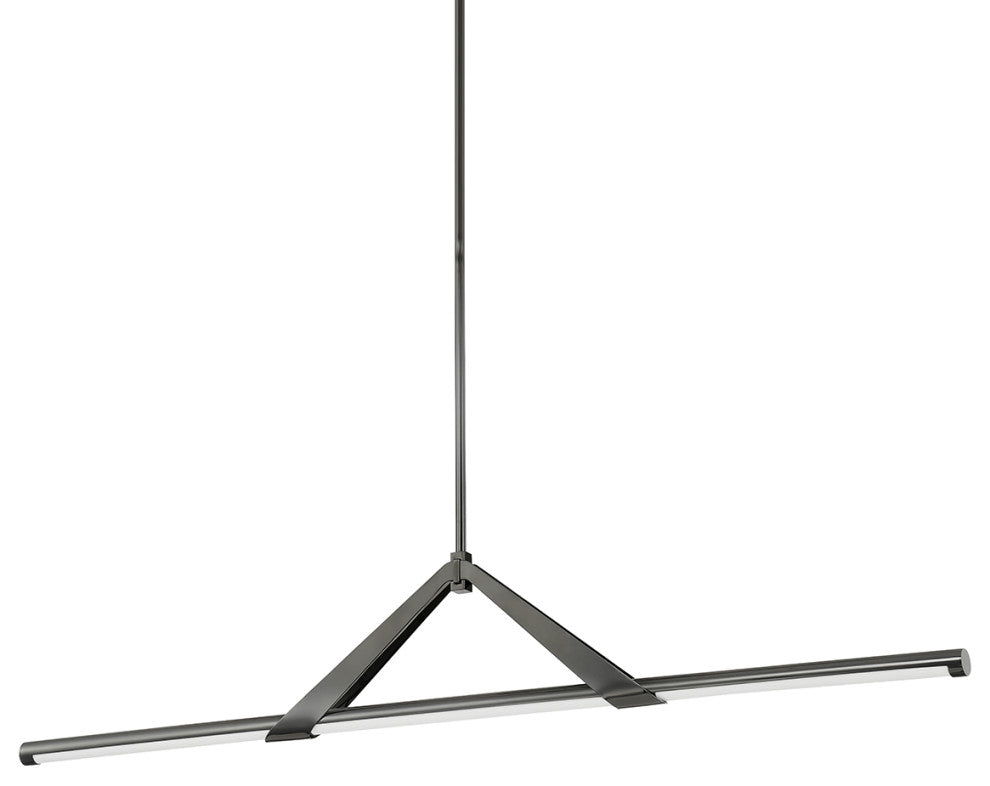 Jonas 1-Light Island Light, Black Nickel