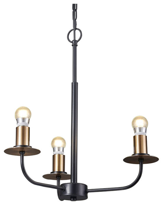 3 Light Island Pendant Light Black Farmhouse Chandelier