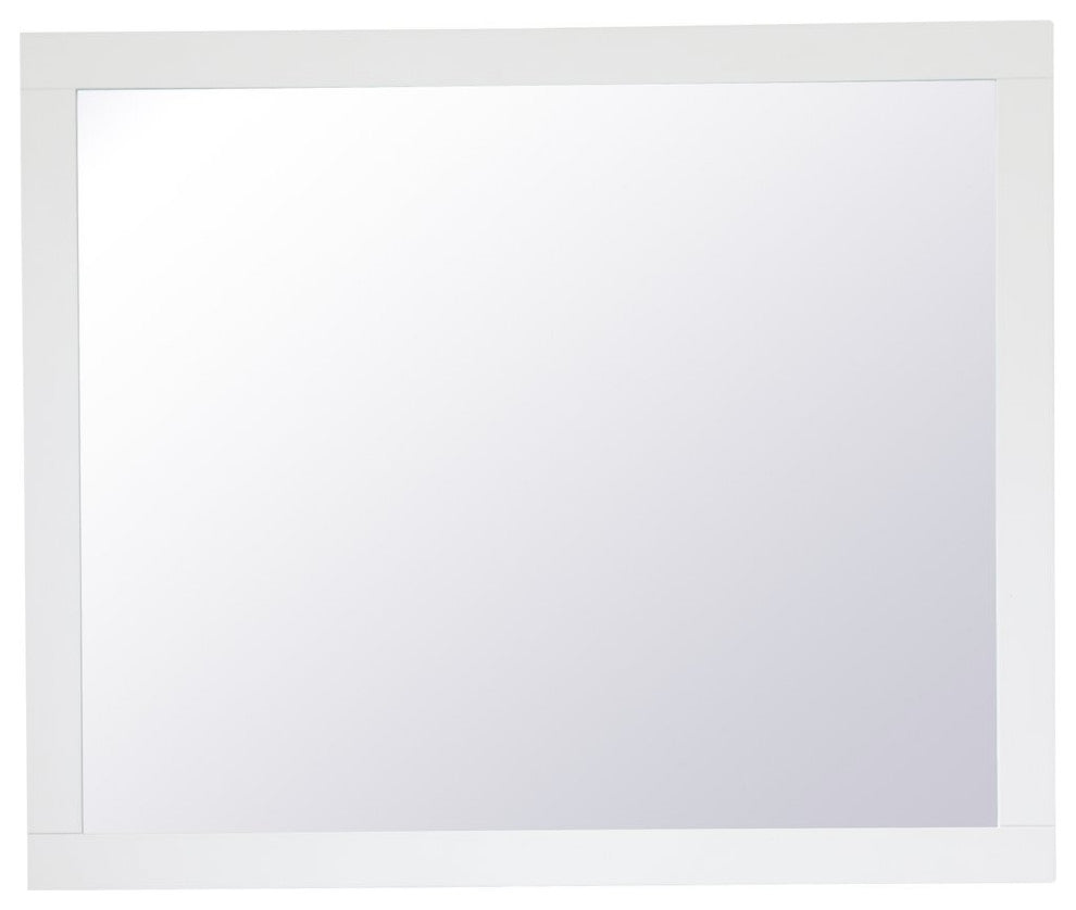 Anderson Rectangle Vanity Mirror 30", White