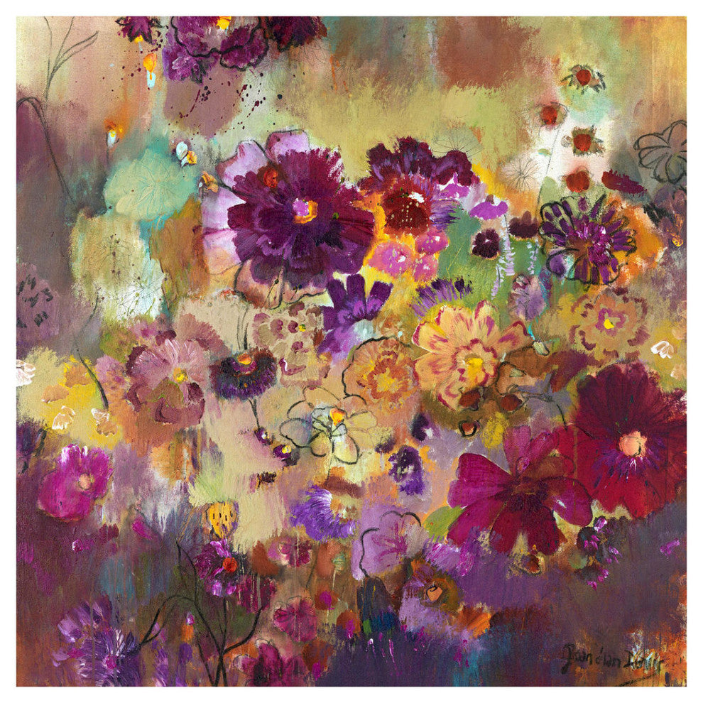 "Lavender Afternoon" Digital Paper Print by Joan Elan Davis, 42"x42"