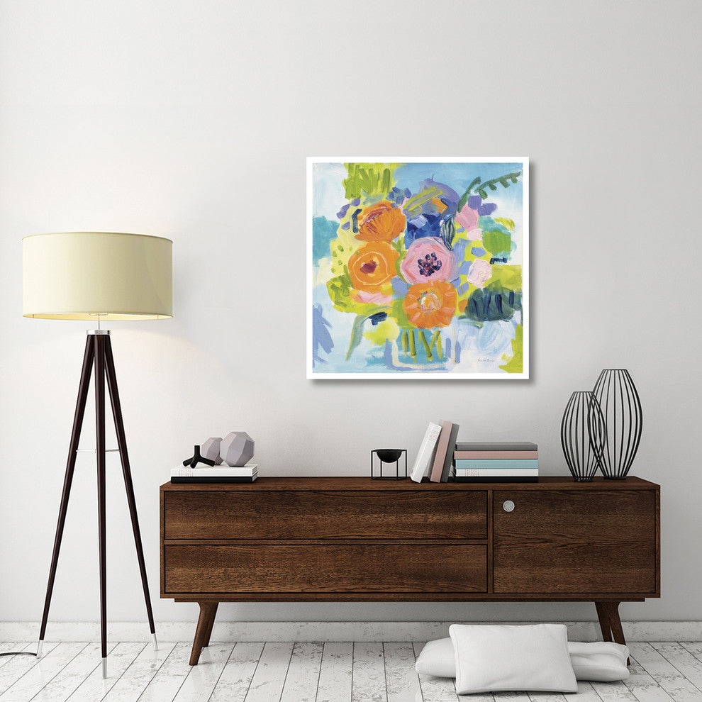 "Summer Bouquet" Digital Paper Print by Farida Zaman, 38"x38"