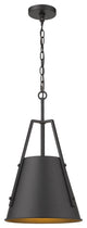 Innovations 382-1S-BK-M382-12-BK 1-Light Mini Pendant, Matte Black