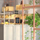 Canterbury Magnetic Chalkboard WithMetal Scrolled Legs, Hang or Countertop Board, Torched Brown