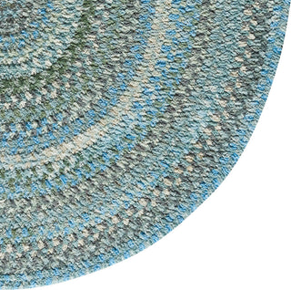 Alliance Oval Braided Rug, Thyme, 11'4"x14'4"