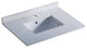 Fresca FCT2030WH-U Oxford 30" White Countertop With Undermount Sink