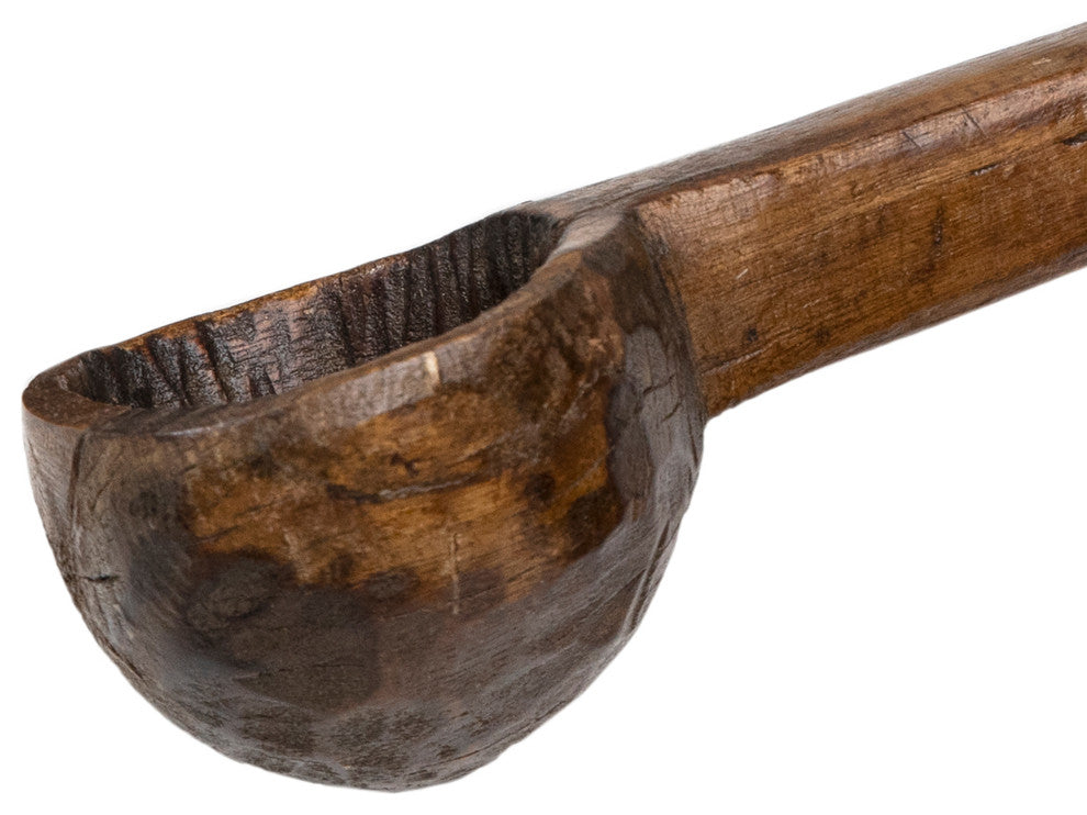 Jax Carved Large Spoon Set Varied Sizes, Set of 6