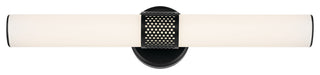 24.25" Bath Bar Medium LED With White Glass