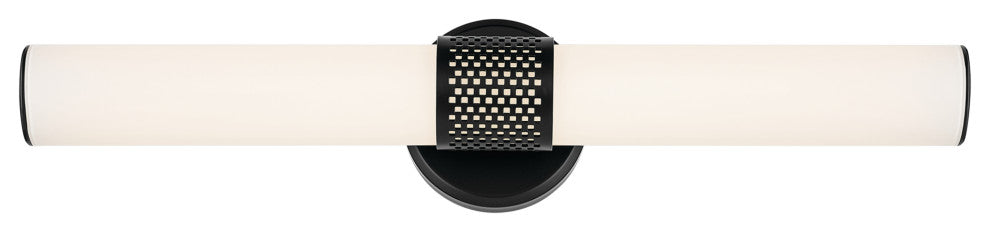 24.25" Bath Bar Medium LED With White Glass
