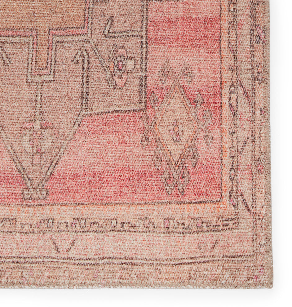 Vibe by Jaipur Living Faron Medallion Pink/Tan Rug, 2'6"x10'