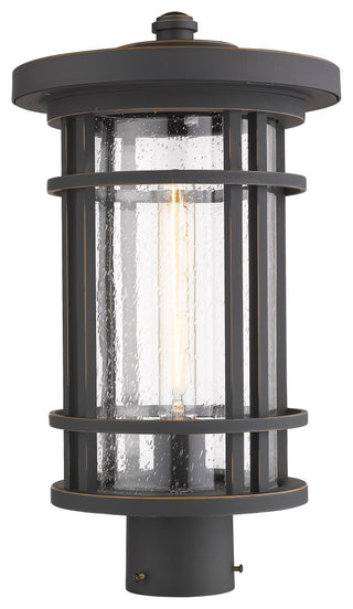 Z-Lite 1 Light Outdoor Post Mount Fixture, Oil Rubbed Bronze, 570PHB-ORB