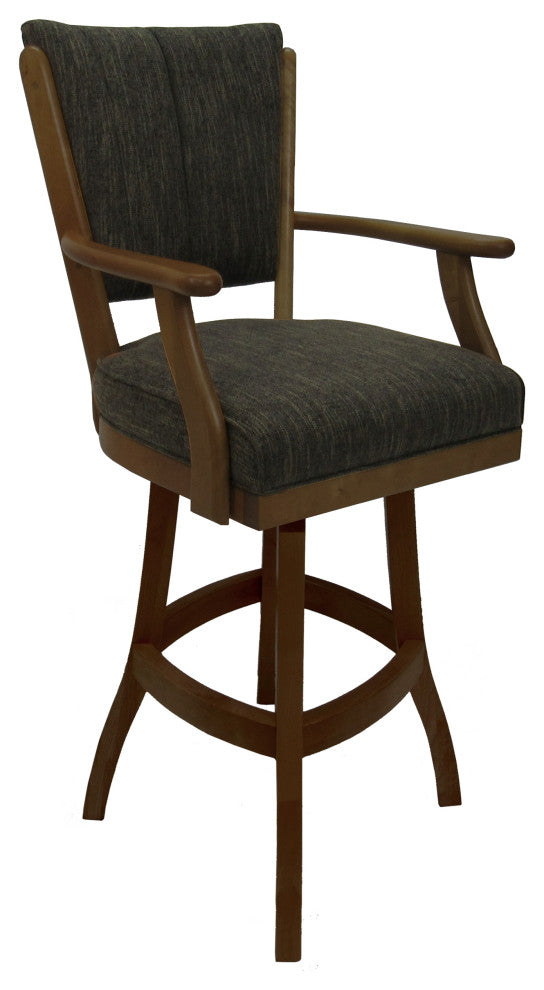 Classic Counter Bar Stools 26" 30" Extra Tall 34", Sanora Brown, Dark Brown, 34"