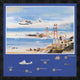 "50th Anniversary of the China Clipper" Framed Canvas Giclee, 26"x26"