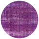 Ahgly Company Indoor Round Mid-Century Modern Area Rugs, 6' Round