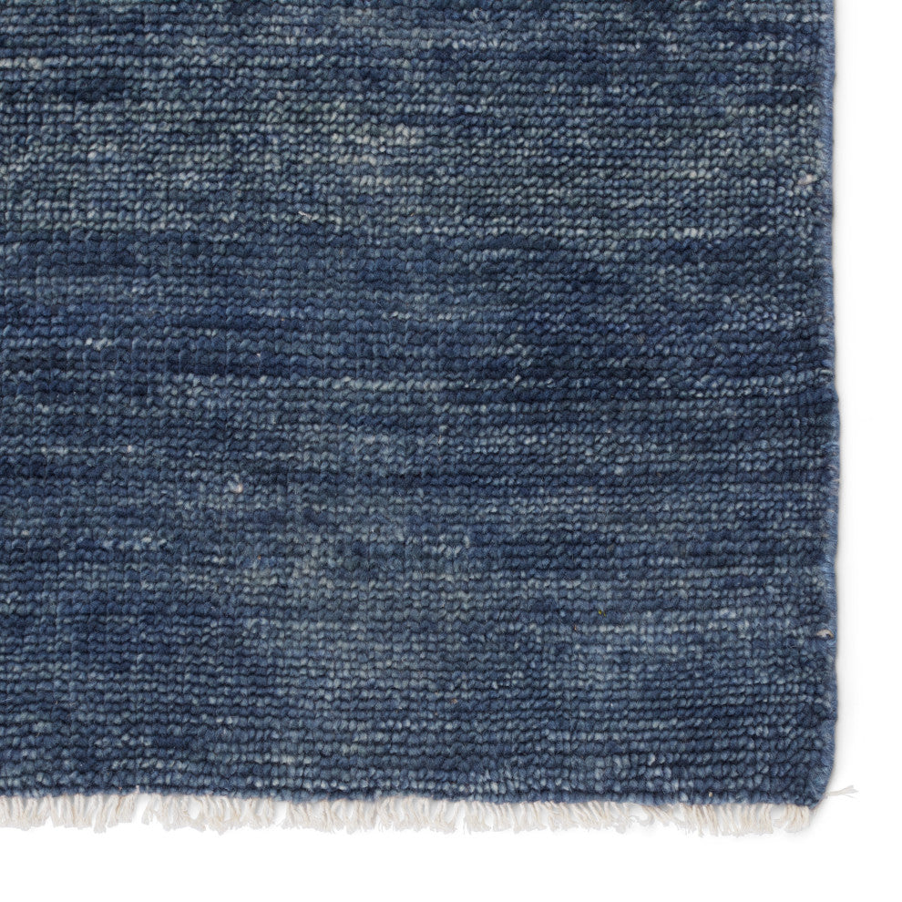 Jaipur Living Origin Knotted Solid Area Rug, Blue, 10'x14'