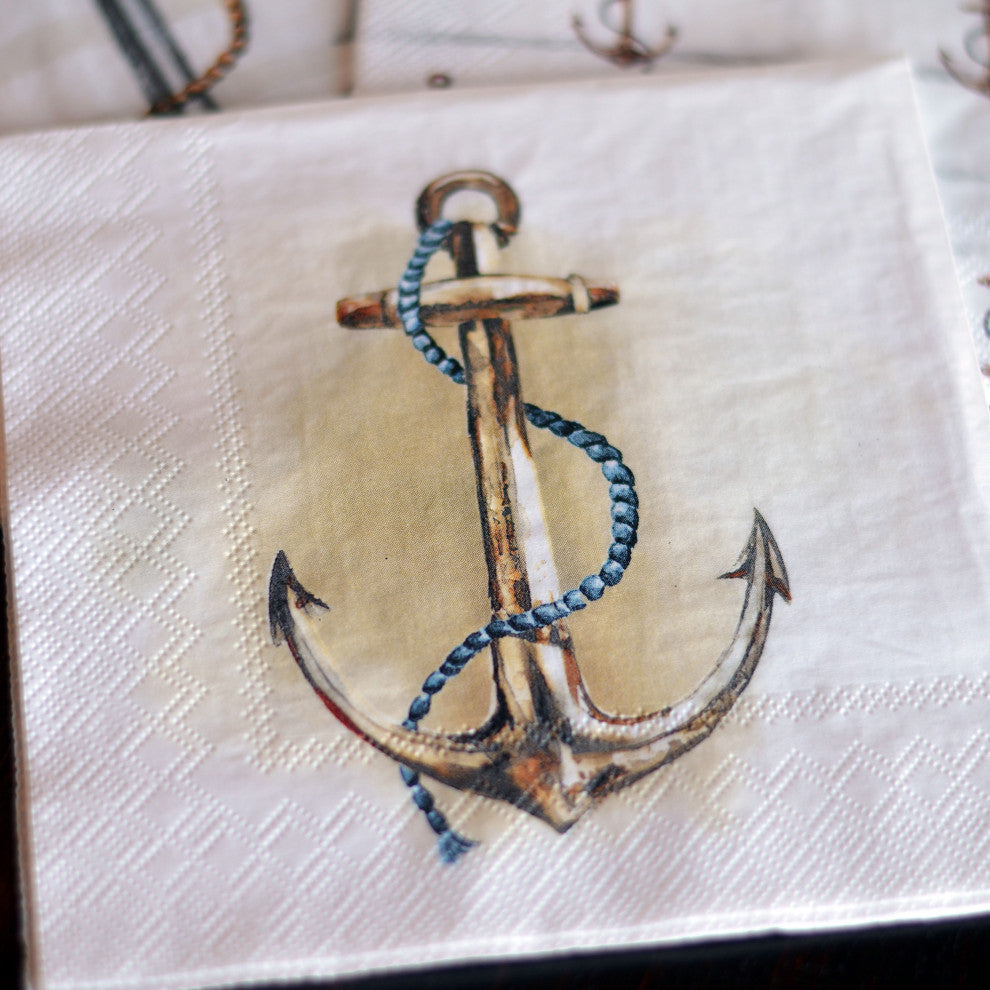 60 Count Anchor Quality 3-Ply Paper Napkins