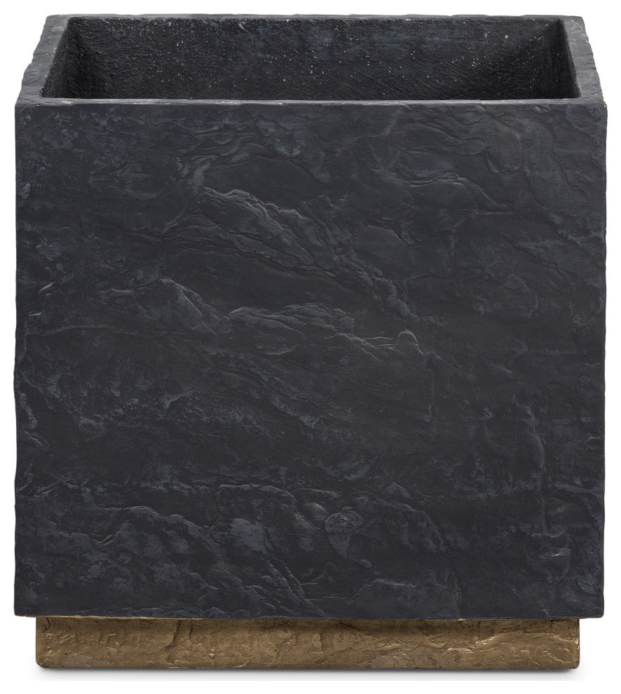 Ely Planter-Dark Slate