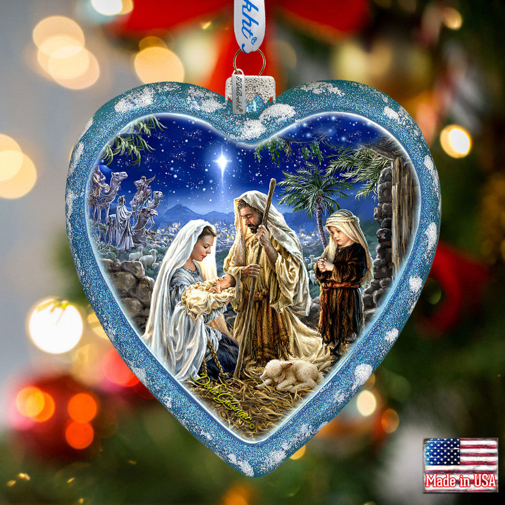 Holy Family Glass Ornament Limited Edition