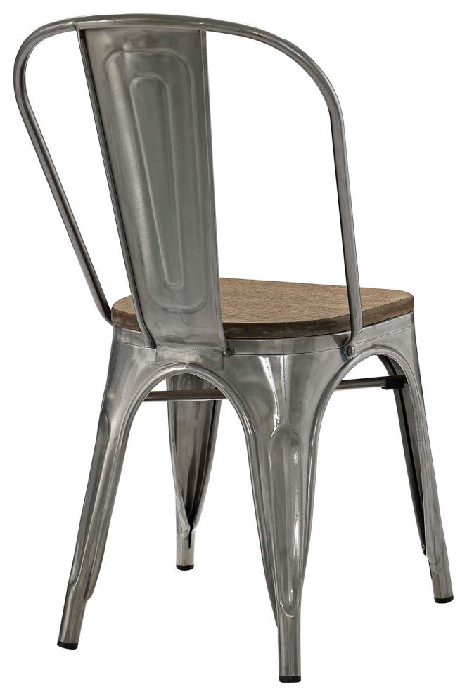 GunMetal Promenade Dining Side Chair Set of 4