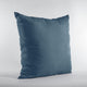 Navy Solid Shiny Velvet Luxury Throw Pillow, Double sided 20"x20"