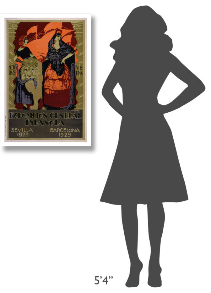 "Exposicion General Epaï¿½ola" Print by Francisco Hohenleiter De Castro, 22"x32"