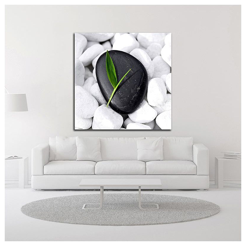 "Zen Stone" by PhotoINC Studio, Print on Canvas, 24"x24"