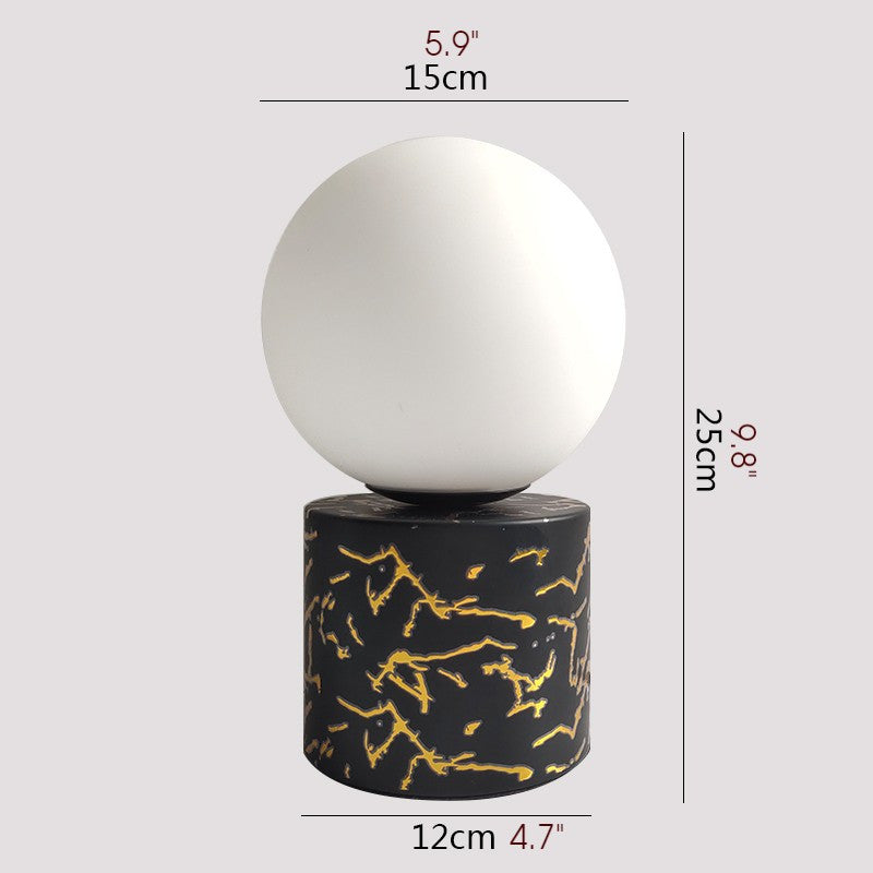 Leukerbad | Minimalistic Glass Ball LED Night Lamp