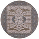 Ahgly Company Indoor Round Mid-Century Modern Area Rugs, 8' Round