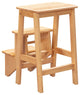 Niko Folding 3-Tier Step Stool, Natural, 24 Inch