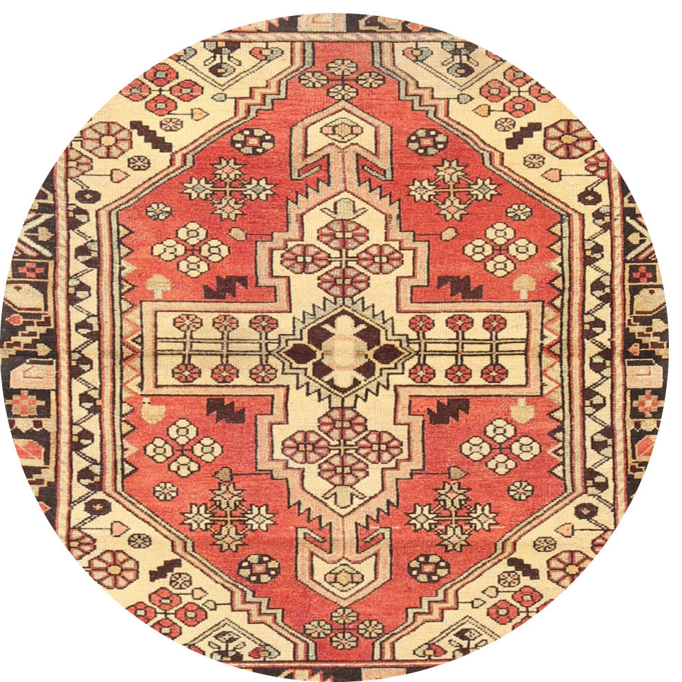 Ahgly Company Indoor Round Traditional Area Rugs, 3' Round