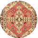 Ahgly Company Indoor Round Traditional Area Rugs, 3' Round
