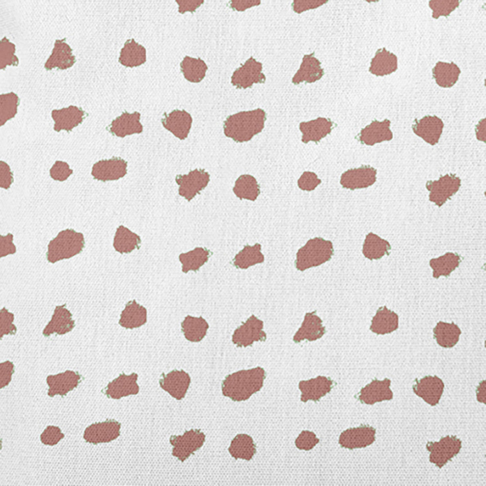 Dot Of Spots Decorative Throw Pillow, Rusty Mauve, 18"x18"
