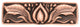 Hope Blossom Pull Antique Brass, Antique Copper
