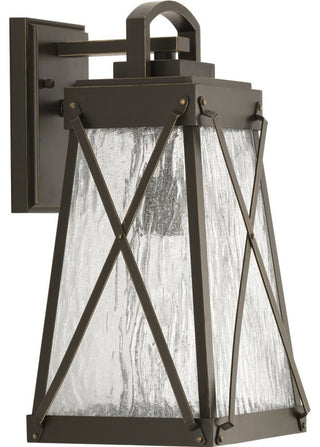 Progress Lighting Creighton 1-Light, Antique Bronze Mediumium Wall-Lantern